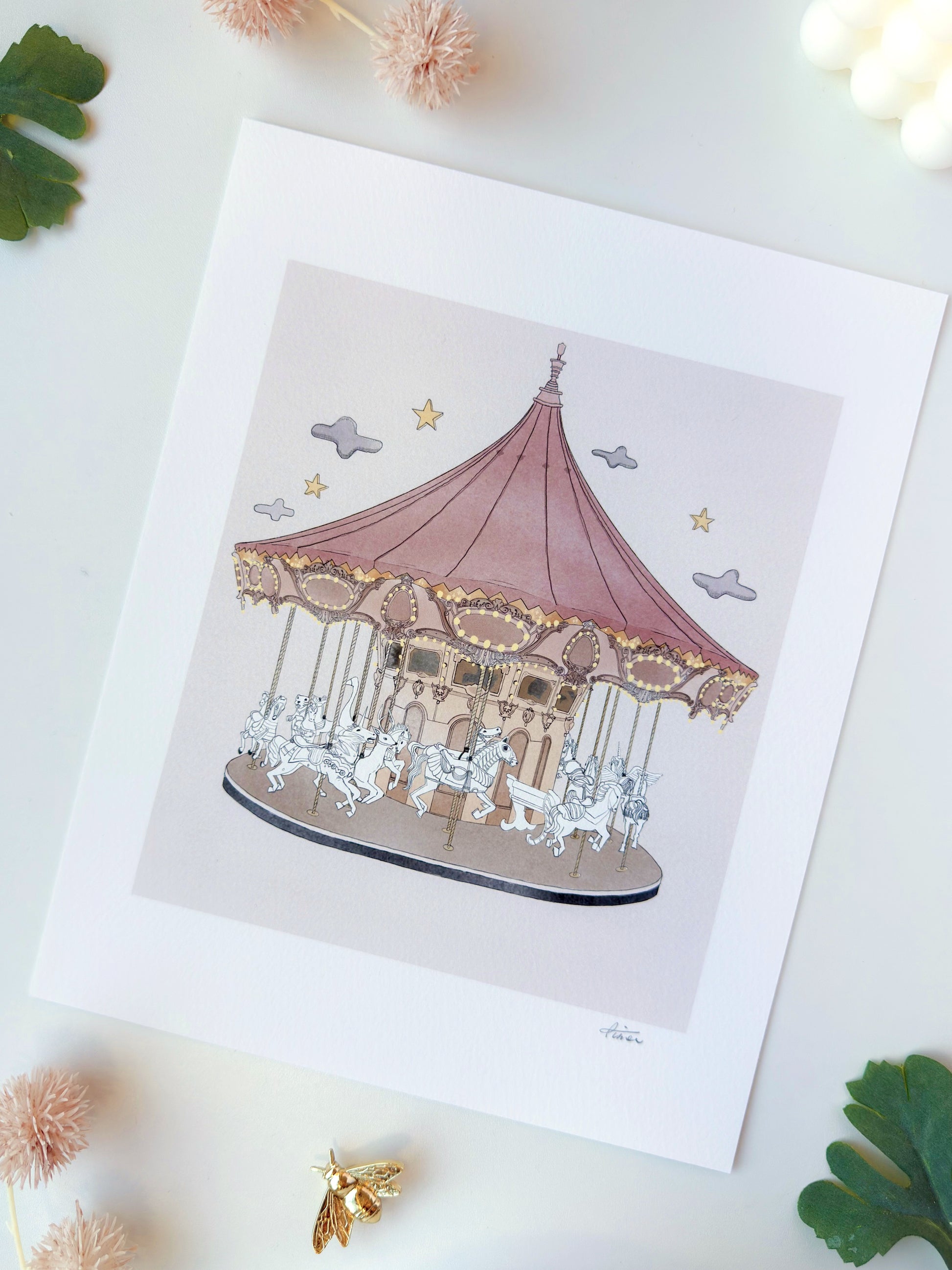 Art Print - Merry-Go-Round: Daylight Edition