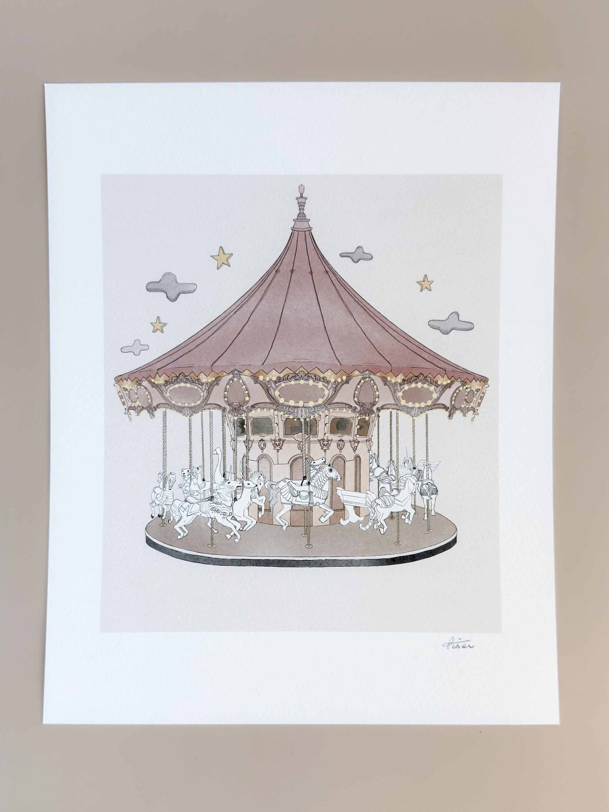 Art Print - Merry-Go-Round: Daylight Edition