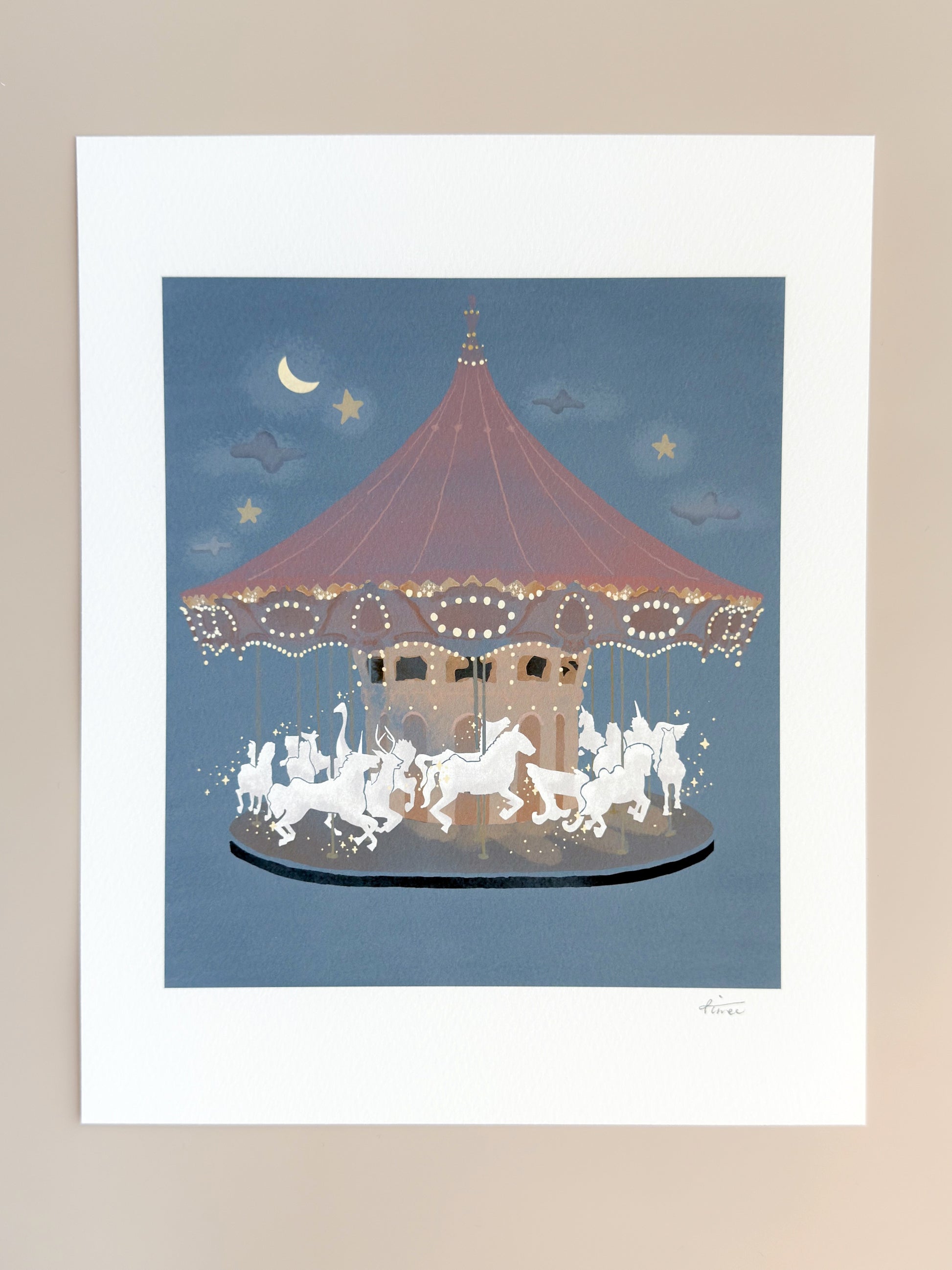 Art Print - Merry-Go-Round: Twilight Edition
