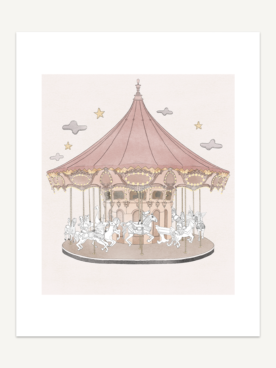 Art Print - Merry-Go-Round: Daylight Edition