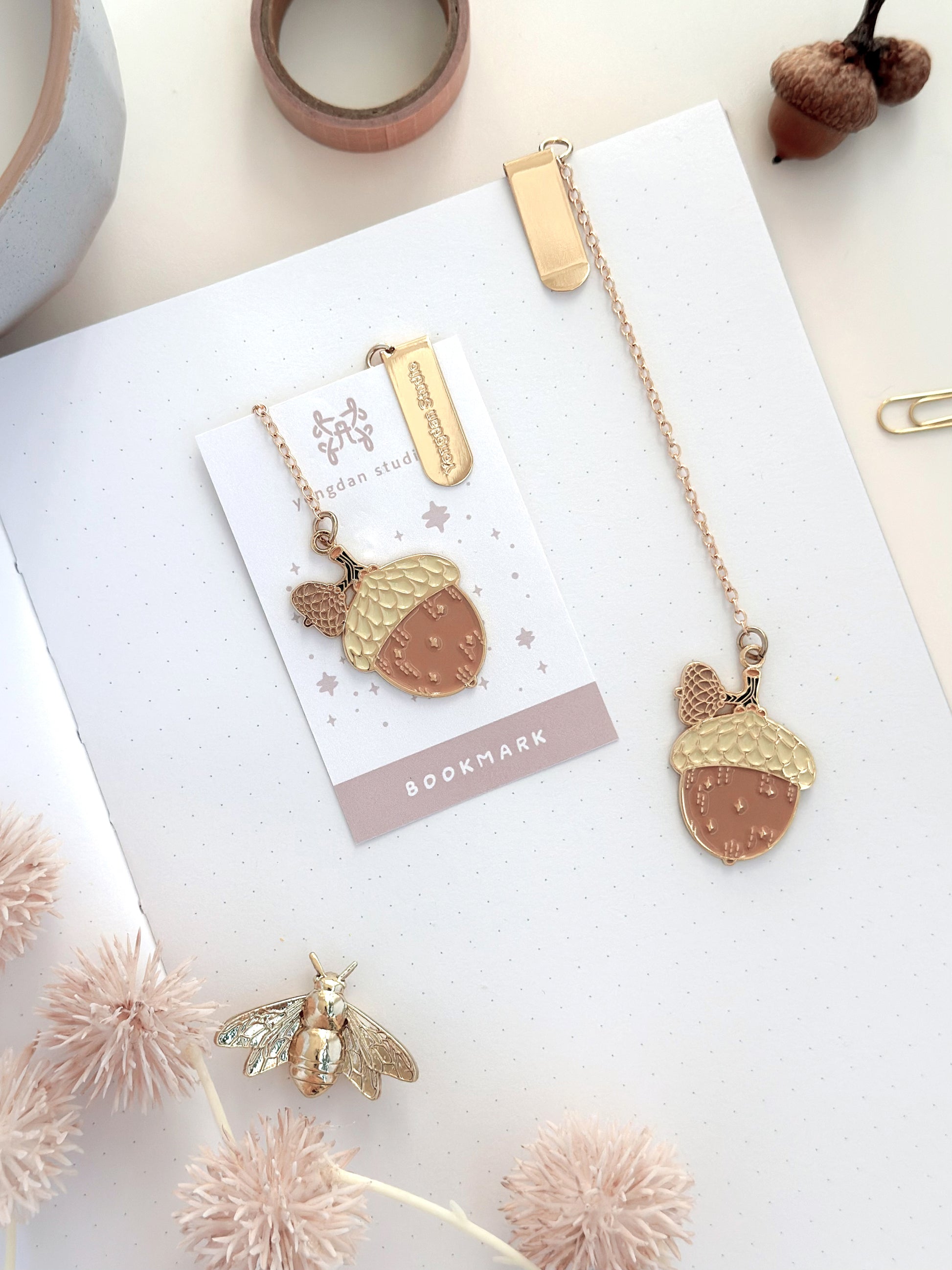 Acorn Bookmark Pendant