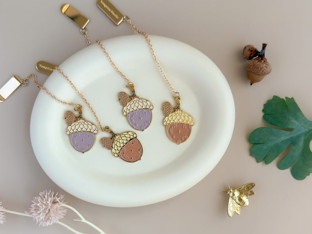 Acorn Bookmark Pendant