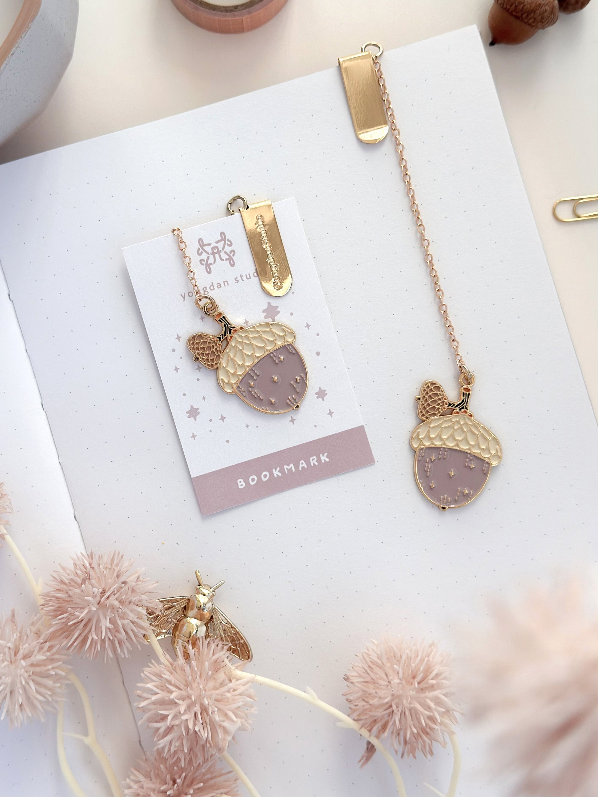 Acorn Bookmark Pendant